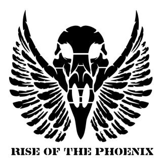 Andy Skinner 8x8 Stencil - Rise of the Phoenix