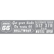 Andy Skinner Mixed Media Stencil - Route 66