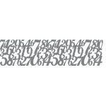 Andy Skinner Mixed Media Stencil - Distressed Digits