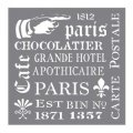 Andy Skinner Mixed Media Stencil - French Elements