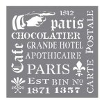 Andy Skinner Mixed Media Stencil - French Elements