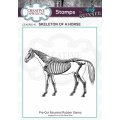 Andy Skinner Rubber Cling Stamp - Skeleton of a Horse