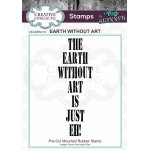 Andy Skinner Rubber Cling Stamp - Earth Without Art