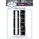 Andy Skinner Rubber Cling Stamp - Strike The Pose