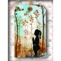 Andy Skinner Rubber Cling Stamp - Blowing Bubbles