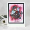 Andy Skinner Rubber Cling Stamp - The Last Tango