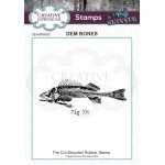 Andy Skinner Rubber Cling Stamp - Dem Bones