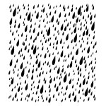 Andy Skinner Stencil - Let It Rain