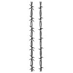 Andy Skinner DL Stencil - Barbed Wire