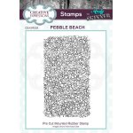 Andy Skinner Rubber Cling Stamp - Pebble Beach