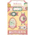 BoBunny Sunshine Bliss - Adhesive Layered Chipboards