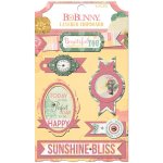 BoBunny Sunshine Bliss - Adhesive Layered Chipboards
