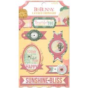BoBunny Sunshine Bliss - Adhesive Layered Chipboards