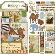 BoBunny Jungle Life - Noteworthy Die-Cuts