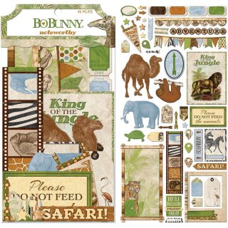 BoBunny Jungle Life - Noteworthy Die-Cuts