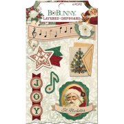 BoBunny Yuletide Carol - Layered Chipboard Embellishments