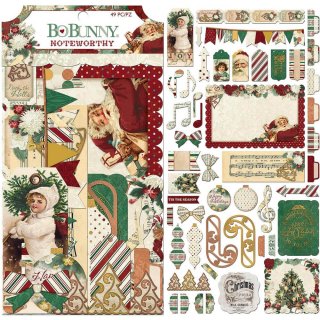 BoBunny Yuletide Carol - Noteworthy Die-Cuts
