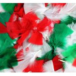 Festive Feathers Assortment - Green, Red and White