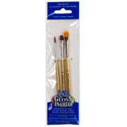 DecoArt Americana Glass Art Brush Set Speciality