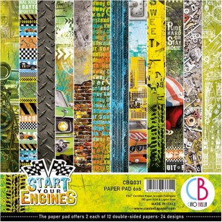 Ciao Bella Start your Engines - 6x6 Papers 24pk