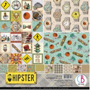 Ciao Bella Hipster - 12x12 Patterns 8pk