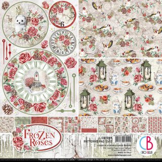 Ciao Bella Frozen Roses - 12x12 Patterns 8pk
