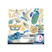 Ciao Bella Indigo - 6x6 Fussy Cut Pad 24pk