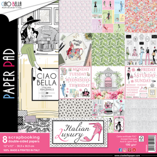 Ciao Bella Italian Luxury - 12x12 Papers 8pk