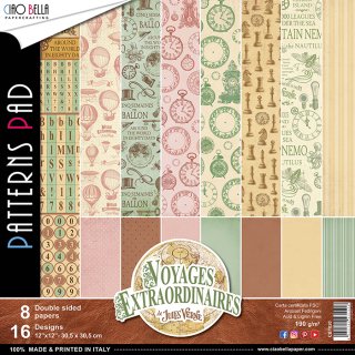 Ciao Bella Voyage Extraodinaires - 12x12 Patterns 8pk