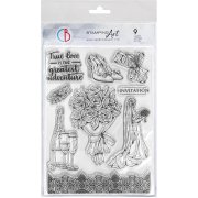 Ciao Bella 6x8 Clear Stamp Set - True Love