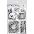 Ciao Bella 6x8 Clear Stamp Set - Lavender Whispers