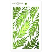 Ciao Bella Texture Stencil 5x8 Inches - Fern