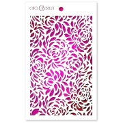 Ciao Bella Texture Stencil 5x8 Inches - Floral