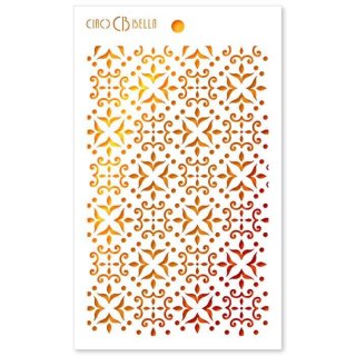 Ciao Bella Texture Stencil 5x8 Inches - Cortona