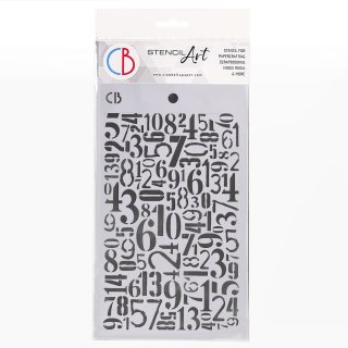 Ciao Bella Texture Stencil 5x8 Inches - Crypto