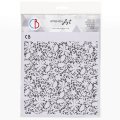 Ciao Bella Texture Stencil 8x8 Inches - Floral Lace