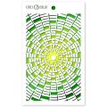 Ciao Bella Texture Stencil 5x8 Inches - Concentric