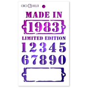 Ciao Bella Texture Stencil 5x8 Inches - Limited Edition