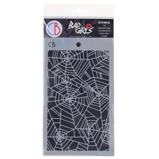Ciao Bella Texture Stencil 5x8 Inches - Spiders