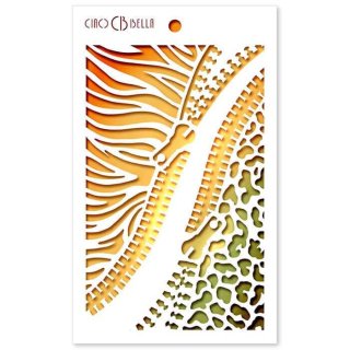 Ciao Bella Texture Stencil 5x8 Inches - Double Zip
