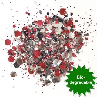 Biodegradable Glitter Mix - Raspberry Ripple