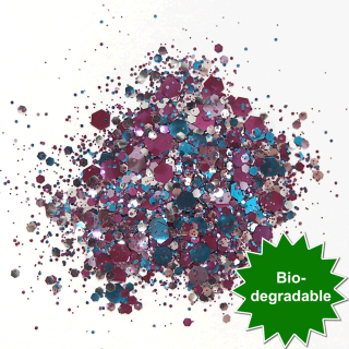 Biodegradable Glitter Mix - Violet Dream