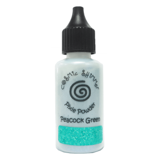 Cosmic Shimmer Pixie Powder - Peacock Green