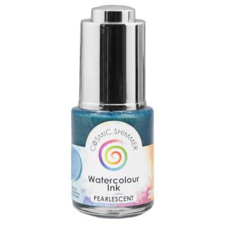 Cosmic Shimmer Pearlescent Watercolour Ink - Rainy Sky