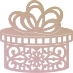 Highland Christmas Die - Mini Hat Box