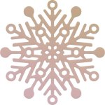 Highland Christmas Die - Mini Fractal Flake