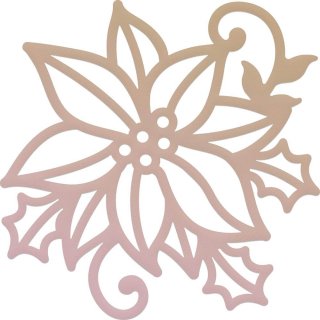 Highland Christmas Die - Mini Poinsettia Flourish