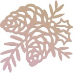Highland Christmas Die - Mini Pinecone Flourish