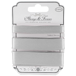 Craft Consortium The Wedding Collection Always & Forever - Satin Ribbon - Silver