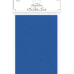 Craft Consortium Non-Shedding A4 Glitter Card - Cobalt Blue